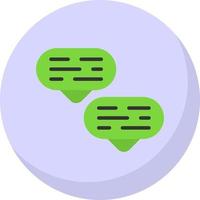 Chat Bubble Vector Icon Design