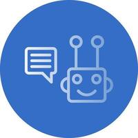 Chatbot Vector Icon Design