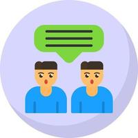 Talk Vector Icon Design