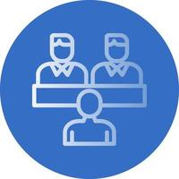 Job Interview Vector Icon Design