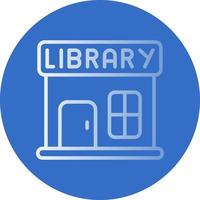 diseño de icono de vector de biblioteca