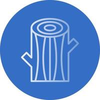 Log Vector Icon Design