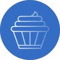 diseño de icono de vector de cupcakes