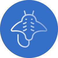 diseño de icono de vector de mantarraya