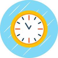 Wall Clock Vector Icon Design