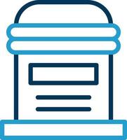 Postbox Vector Icon Design