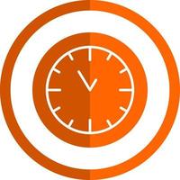 Wall Clock Vector Icon Design