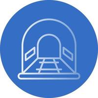 diseño de icono de vector de túnel