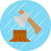 Deforestation Vector Icon Design