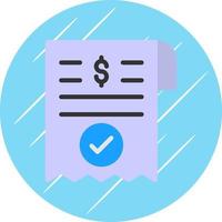 Payment Receipt Vector Icon Design