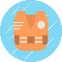 Life Jacket Vector Icon Design