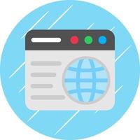 Web Browser Vector Icon Design