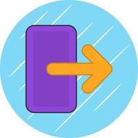 Exit Vector Icon Design