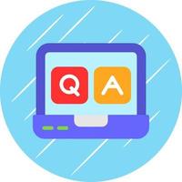 QA Vector Icon Design