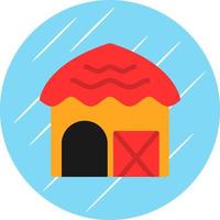 Hut Vector Icon Design