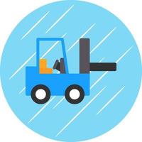 Forklift Vector Icon Design