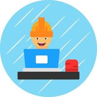 Worker Vector Icon Design