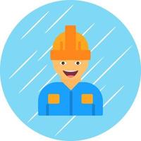 diseño de icono de vector de trabajador