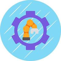 diseño de icono de vector de brazo de robot