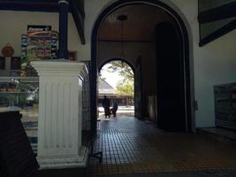 view of historic buildings in the park photo