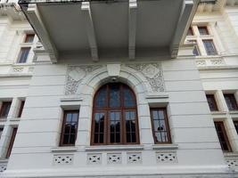 building facade in white color photo