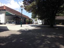 street and park in the old town photo