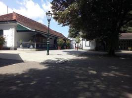 street and park in the old town photo