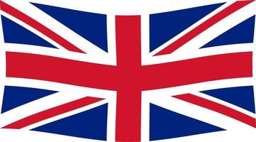 warped union jack vector