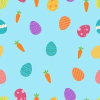 seamless easter egg pattern. Print background paper and fabric textile. vector