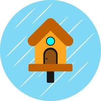 Bird House Vector Icon Design