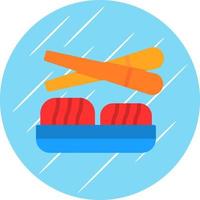 diseño de icono de vector de sushi