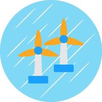 Windmill Vector Icon Design