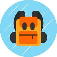 Backpack Vector Icon Design