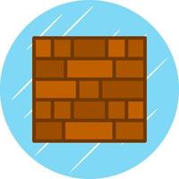 Brick Wall Vector Icon Design