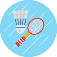 Badminton Vector Icon Design