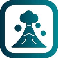 Volcano Vector Icon Design