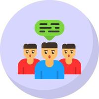 Discussion Vector Icon Design