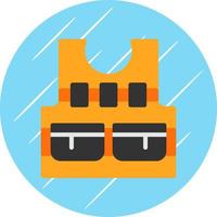 Bulletproof Vest Vector Icon Design