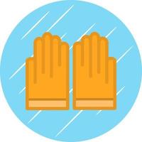 Hand Gloves Vector Icon Design