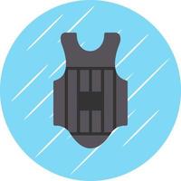 diseño de icono de vector de protección de pecho