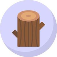 Log Vector Icon Design