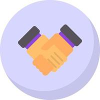 diseño de icono de vector de apretón de manos