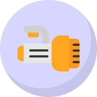 Dive Light Vector Icon Design