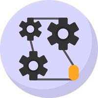Cogwheels Vector Icon Design