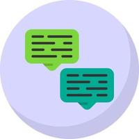 diseño de icono de vector de conversación