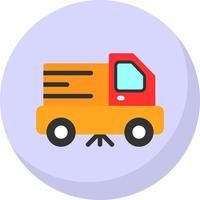 Street Sweeper Vector Icon Design