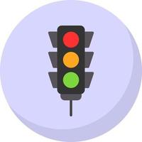 Traffic Lights Vector Icon Design