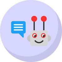 Chatbot Vector Icon Design