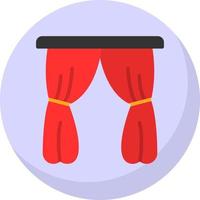 Curtain Vector Icon Design