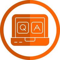 QA Vector Icon Design
